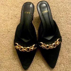 SHEIN black kitten heels SIZE EU 37 US 6.5